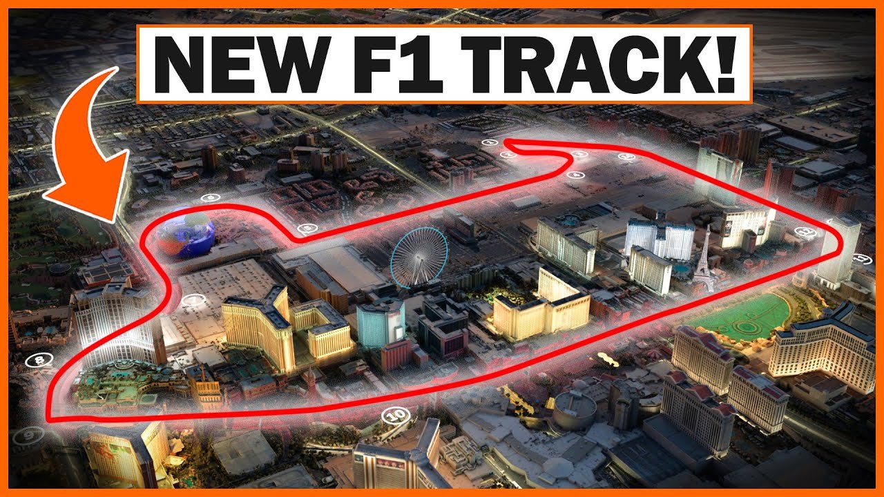 F1 Las Vegas Course Map